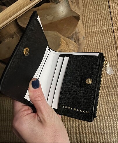 Tory Burch Tory Burch siyah cüzdan