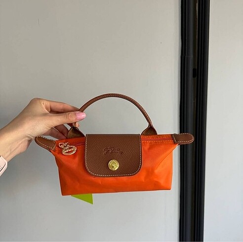 Longchamp Longchamp mini turuncu çanta