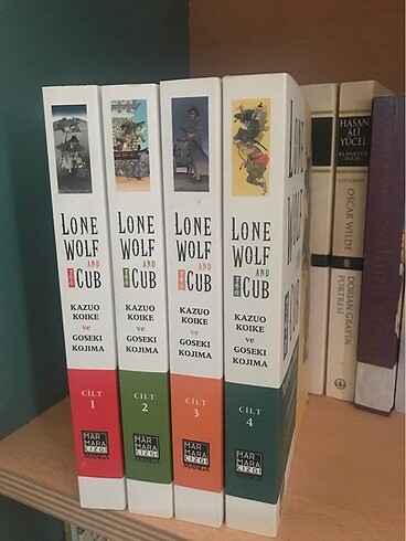 Lone wolf and cub 1,2,3 ve 4. Ciltler