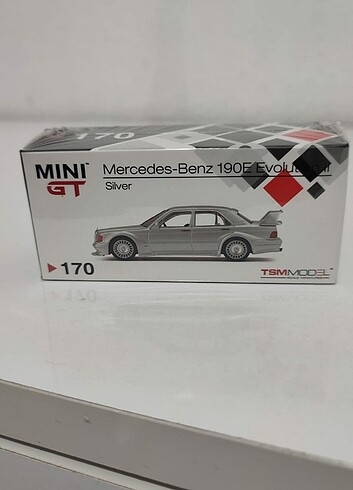 Mini Gt Mercedes 190e gri