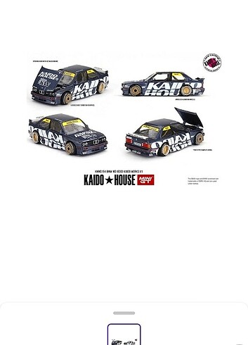 Mini Gt kaido bmw e30 