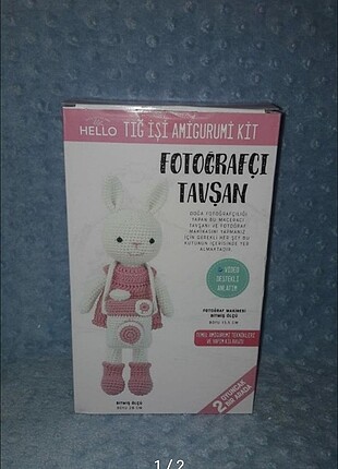 Fotoğrafçı tavşan Temel amigurumi teknikleri