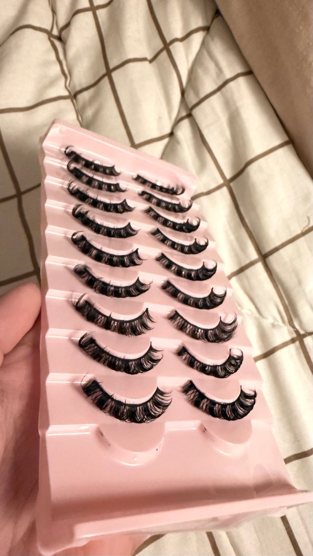 Takma kirpik 1 çift D kıvrım - Görsel 2