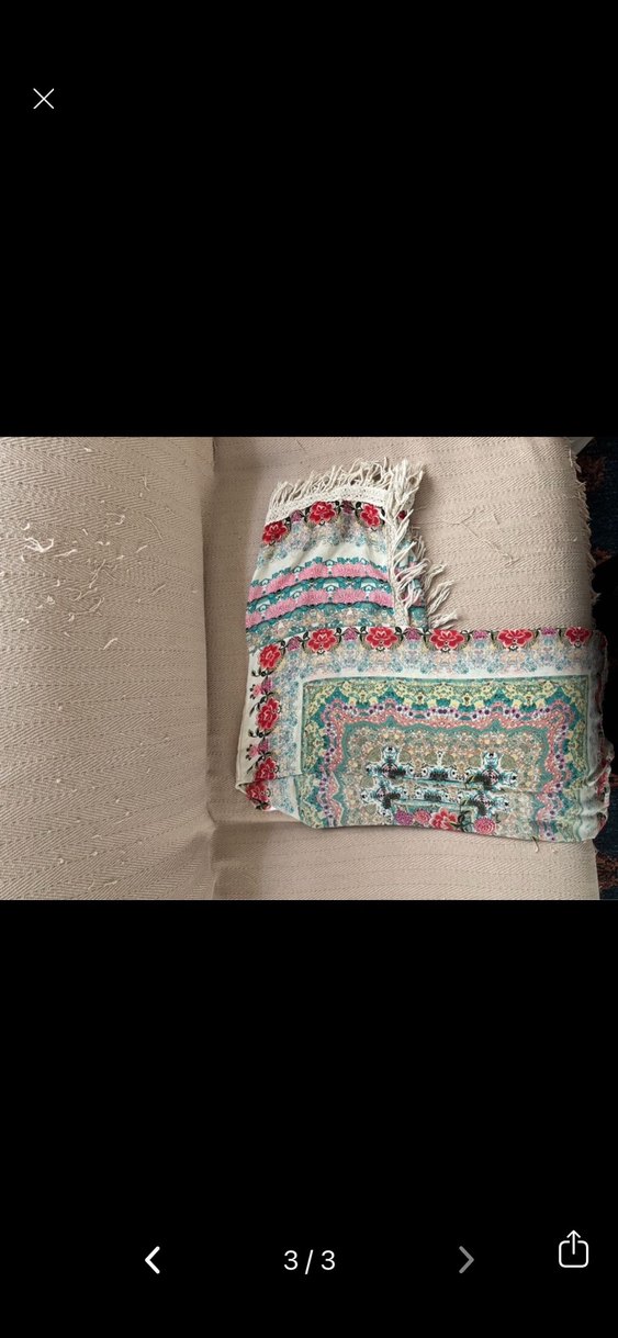 Nakışlı Bohem Mini Kimono - Görsel 3