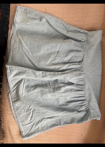 LCW Jeans Kadın Bej Mini Denim elbise - Görsel 4