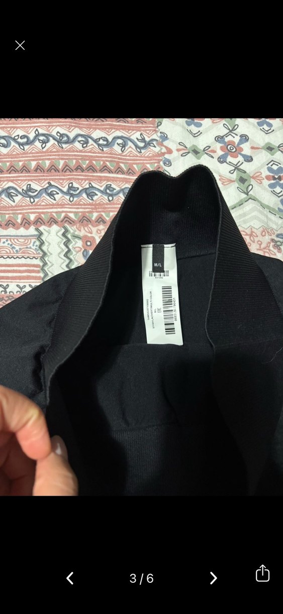 Kadın Siyah Yüksek Bel Mini Şort - Görsel 3