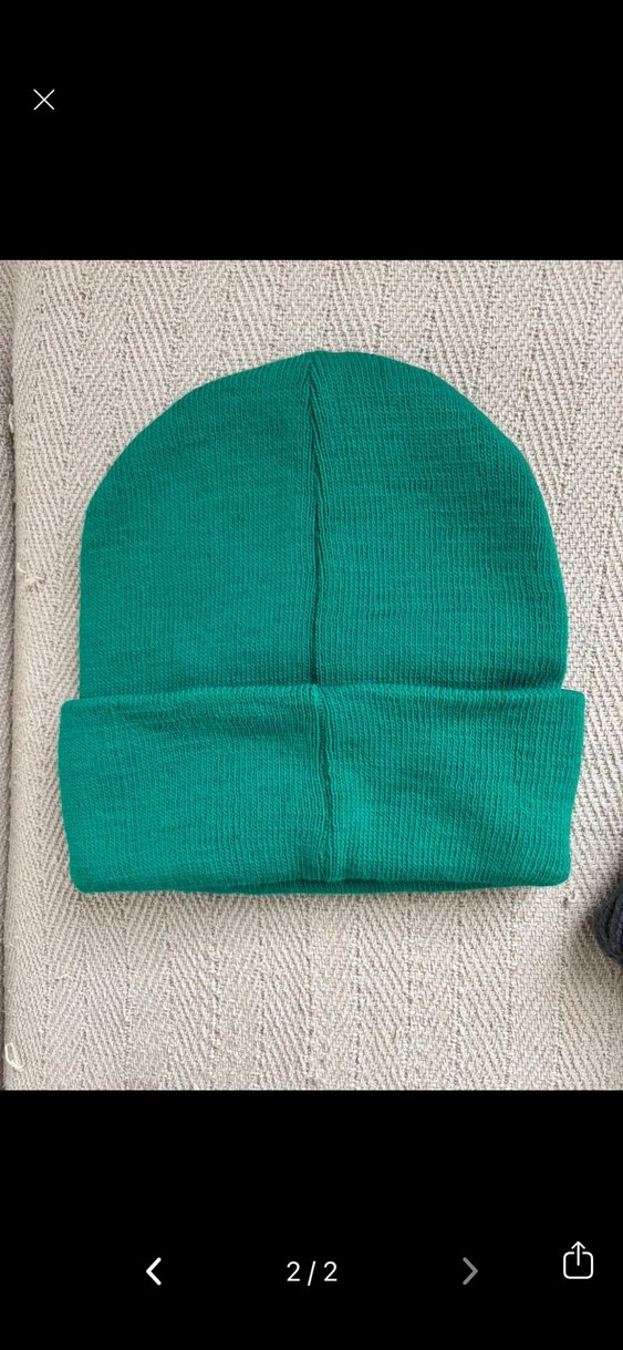 Kadın Yeşil Örgü Bere - Görsel 2