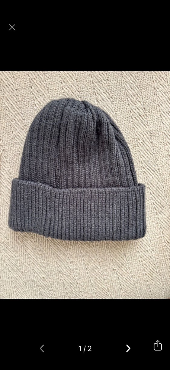 Gri Kadın Örgü Bere - Görsel 2