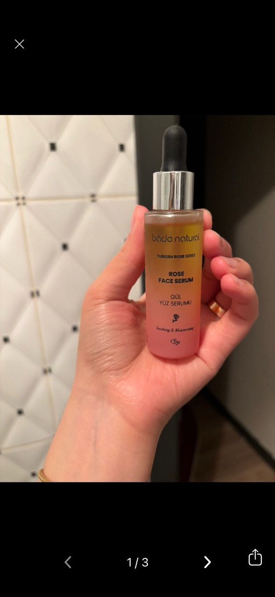 Bade Natural Gül Yüz Serumu - Görsel 2