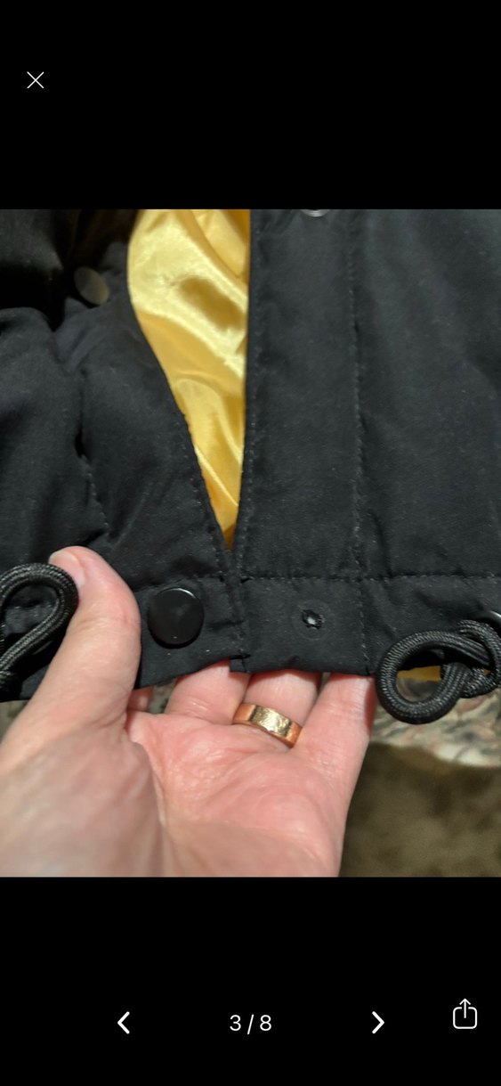 Siyah Düğmeli Midi Streetwear Kadın Ceket - Görsel 3