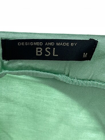 m Beden yeşil Renk BSL FASHION Kısa Elbise %70 İndirimli.
