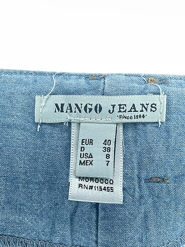 40 Beden mavi Renk Mango Midi Etek %70 İndirimli.