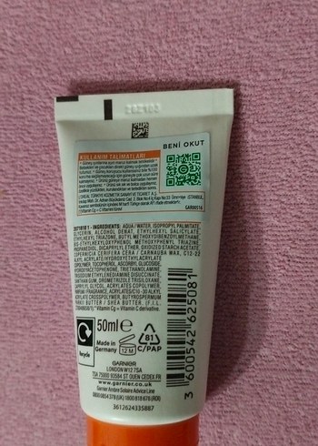 Garnier Ambre Solaire SPF 50 Koruyucu Süt - Görsel 3