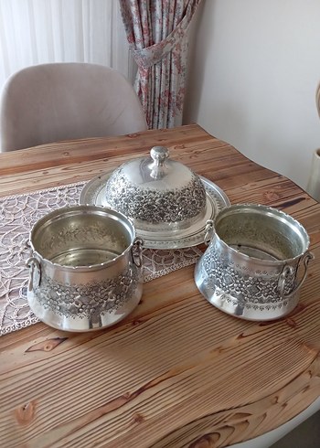 bakır takım el işlemeli - Görsel 6