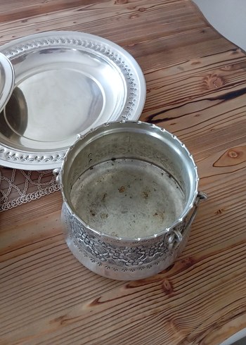 bakır takım el işlemeli - Görsel 4