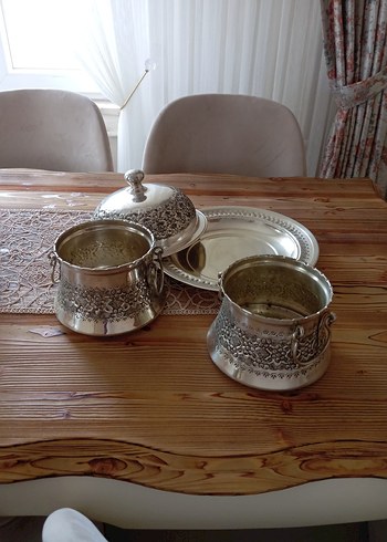 bakır takım el işlemeli - Görsel 2