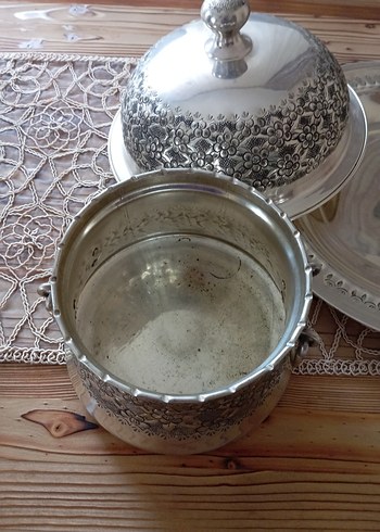 bakır takım el işlemeli - Görsel 3