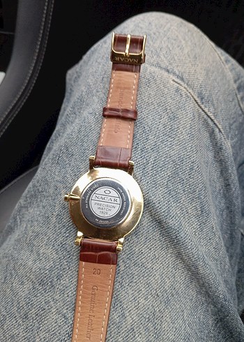 Kahverengi Deri Kordonlu Klasik Erkek Saati nacar - Görsel 3