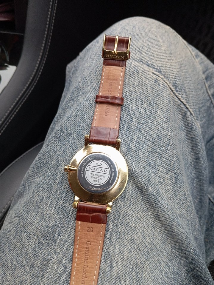 Kahverengi Deri Kordonlu Klasik Erkek Saati nacar - Görsel 4