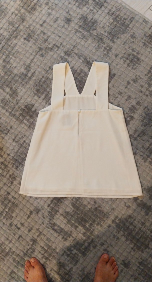 Beyaz Askısız Kadın Atlet - Görsel 2