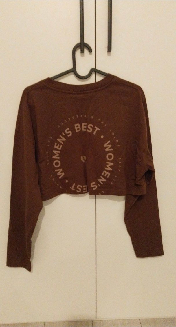 Kahverengi Kadın Oversize Sweatshirt - Görsel 2