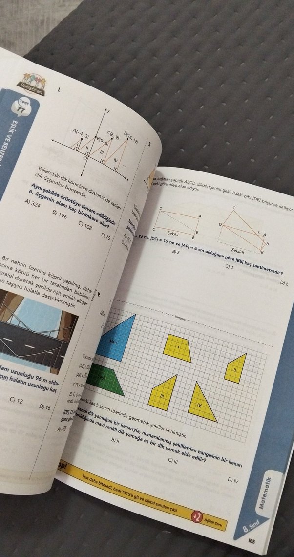 8. Sınıf LGS Dinamo Matematik Soru Bankası - Görsel 5