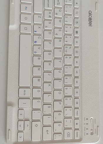 Beyaz Alcatel Kablosuz Klavye - Görsel 5