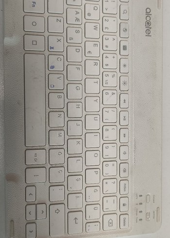 Beyaz Alcatel Kablosuz Klavye - Görsel 8
