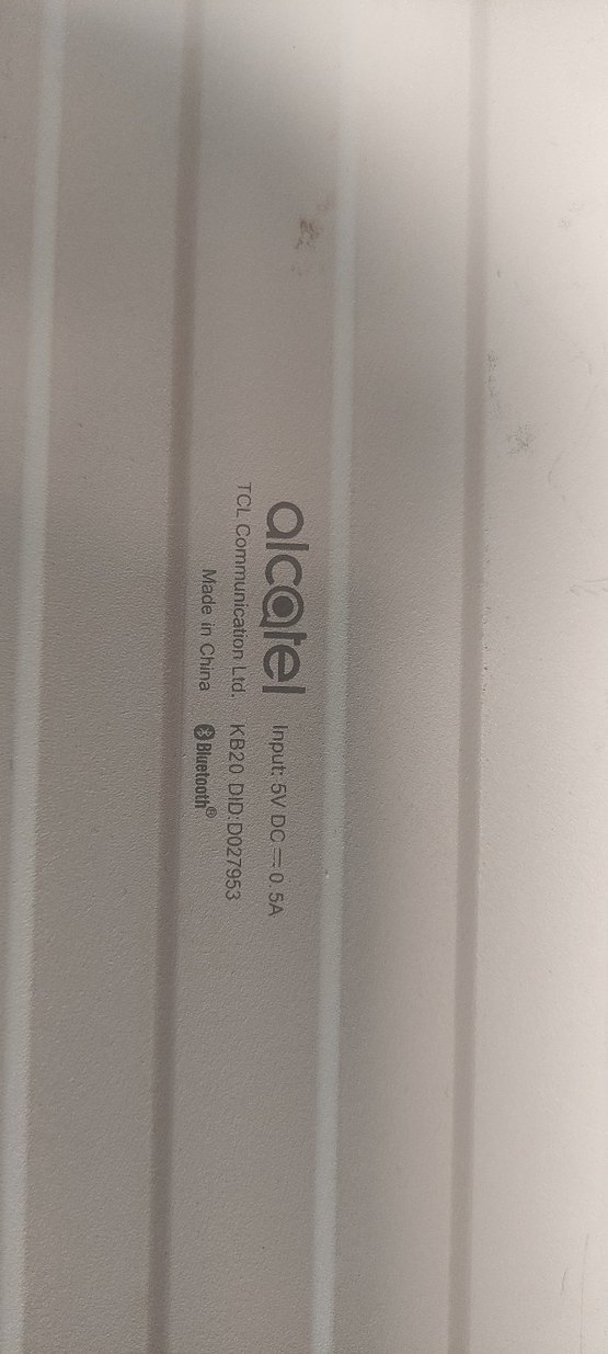 Beyaz Alcatel Kablosuz Klavye - Görsel 2