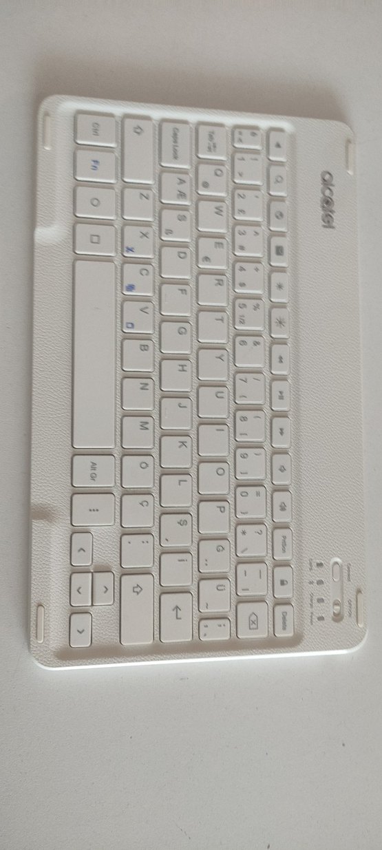 Beyaz Alcatel Kablosuz Klavye - Görsel 4