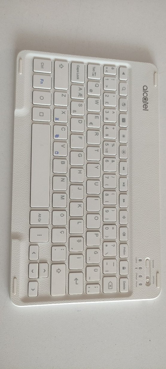 Beyaz Alcatel Kablosuz Klavye - Görsel 5