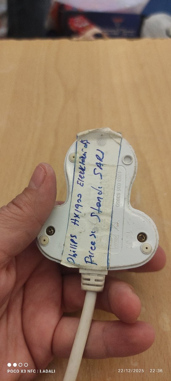 şarjlı diş fırçası şarj makinesi 2.el temiz
Philips hx1900  E - Görsel 3