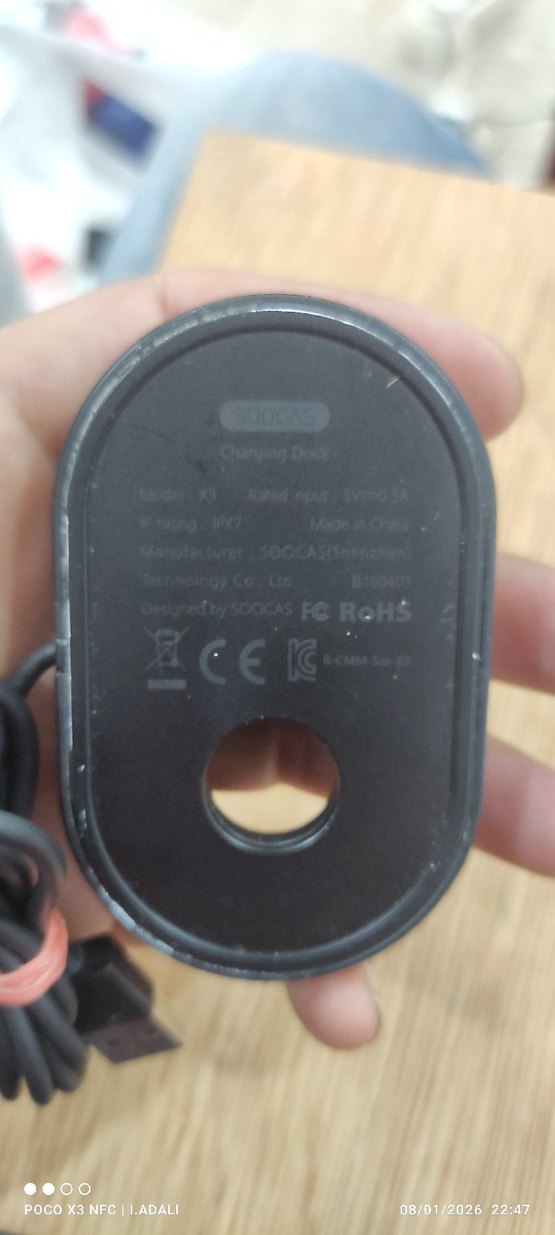 Xiaomi Soocas X3 Sonic Electric Toothbrush un şarj standı - Görsel 3