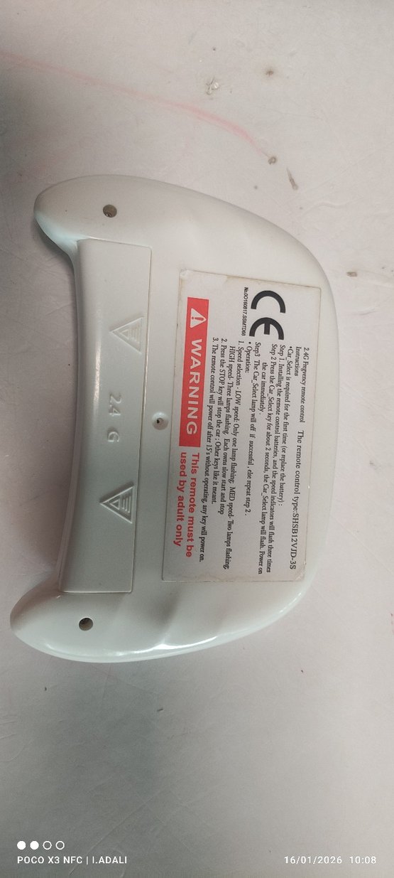 Akülü araba kumandası  2.el temiz çalışır durumda sorunsuz. - Görsel 2