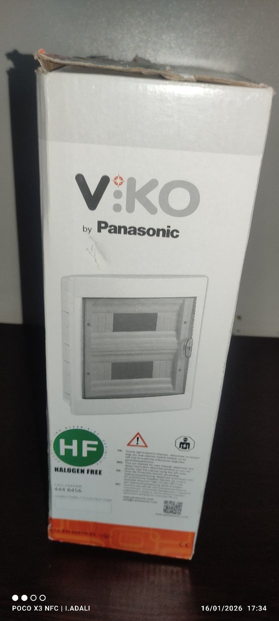 24'lü Gri Sigorta Kutusu Sıva Altı - Görsel 2