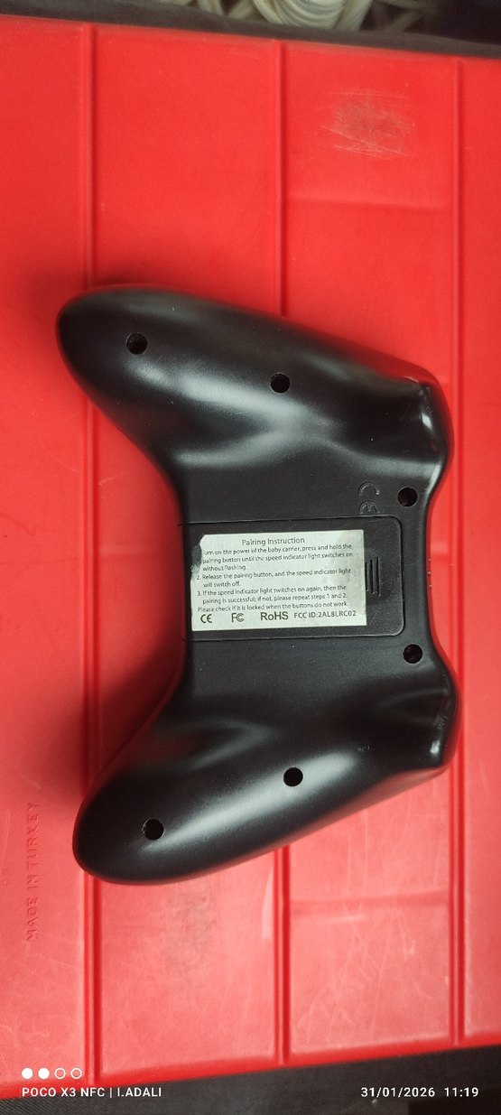 Akülü araba kumandası
2.el çalışır durumda; - Görsel 4