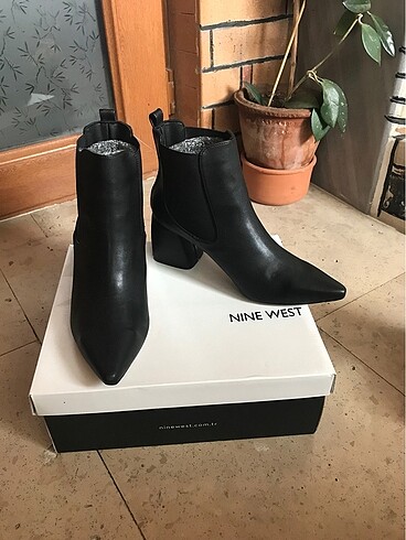 Nine West Topuklu Siyah Bot / Bootie