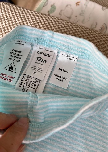 Carter's Carters kız bebek pijama takımı