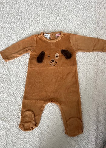 Zara baby kadife bebek tulum