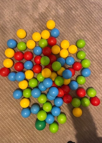 Renkli Plastik Oyun Topları Seti - Görsel 2