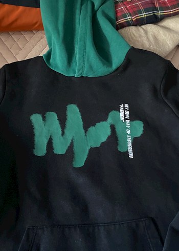 Pamuklu Çizgili Hamile Kazak - Görsel 10