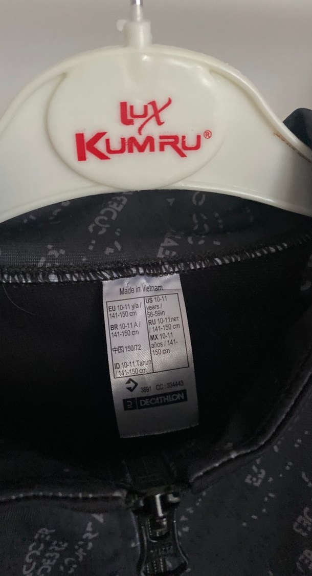 Siyah Fermuarlı Uzun Kollu Spor hırka - Görsel 2