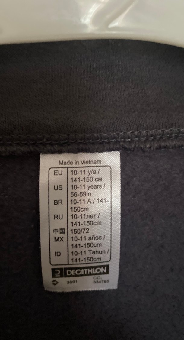 Siyah Gri Fermuarlı Erkek Sweatshirt - Görsel 3