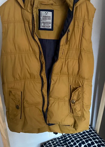 Sarı Fermuarlı Erkek Çocuk Yelek - Görsel 3