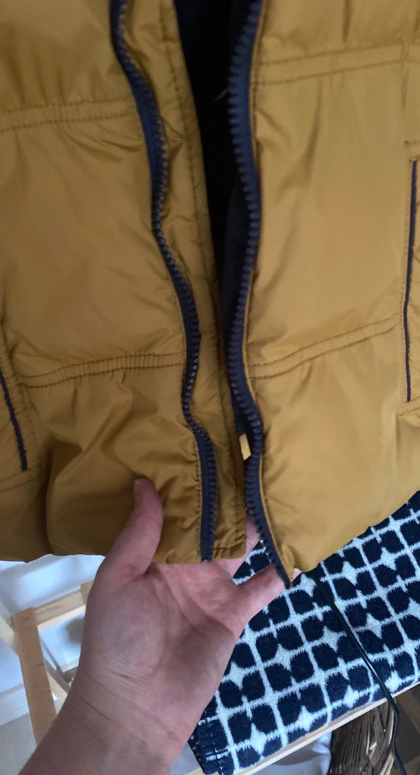 Sarı Fermuarlı Erkek Çocuk Yelek - Görsel 2