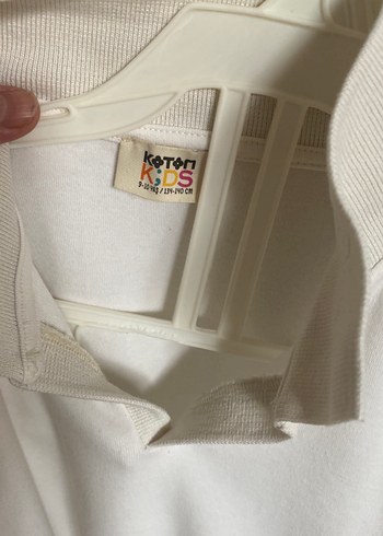 Erkek Çocuk Beyaz Polo Tişört - Görsel 3