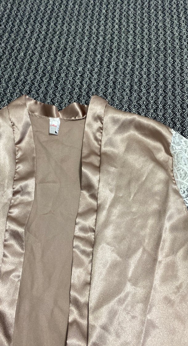 Nakışlı, Askılı, Uzun Kadın Pijama Takımı - Görsel 5