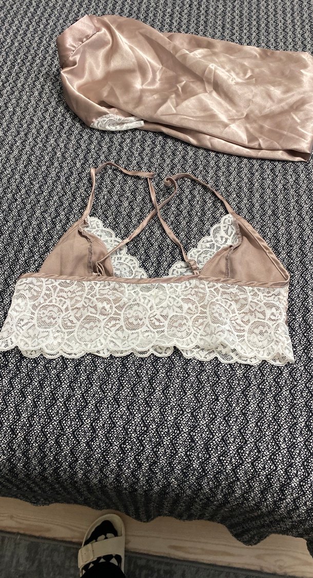 Nakışlı, Askılı, Uzun Kadın Pijama Takımı - Görsel 3