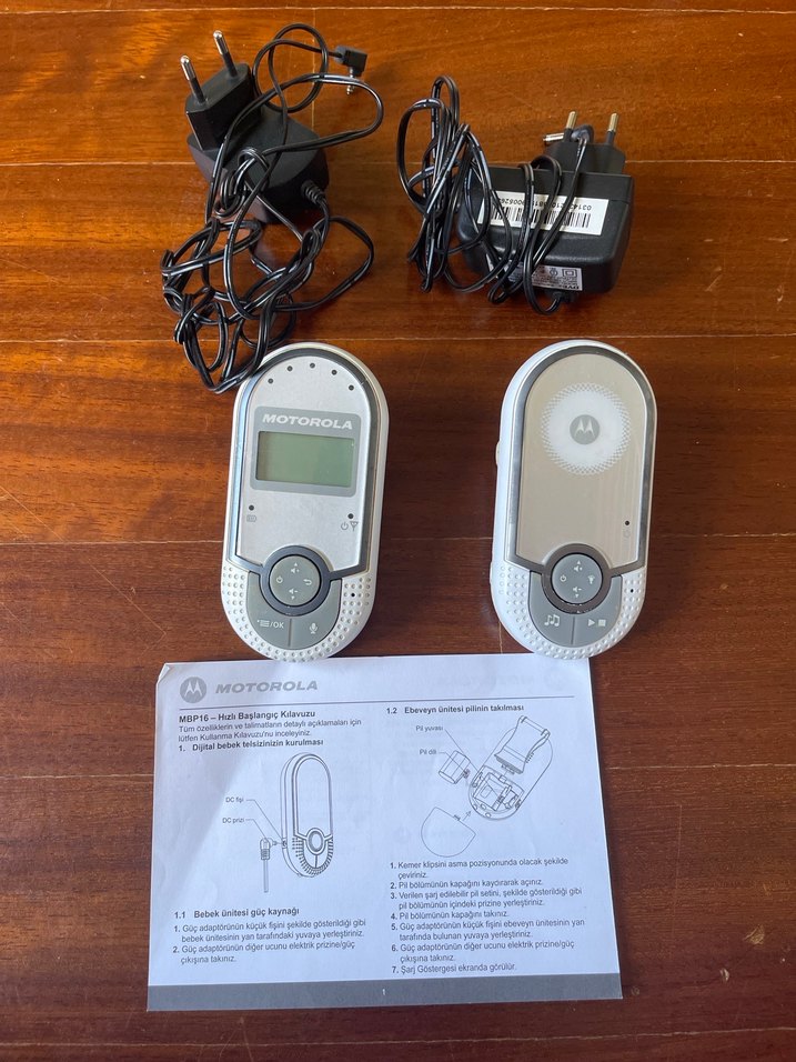 Motorola Bebek Telsizi Seti Beyaz-Gri - Görsel 4