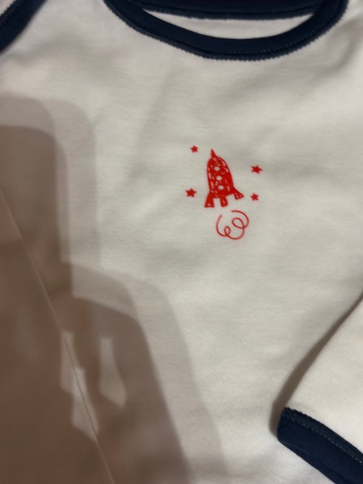 Renkli Nakışlı Uzun Kollu Bebek Body - Görsel 4